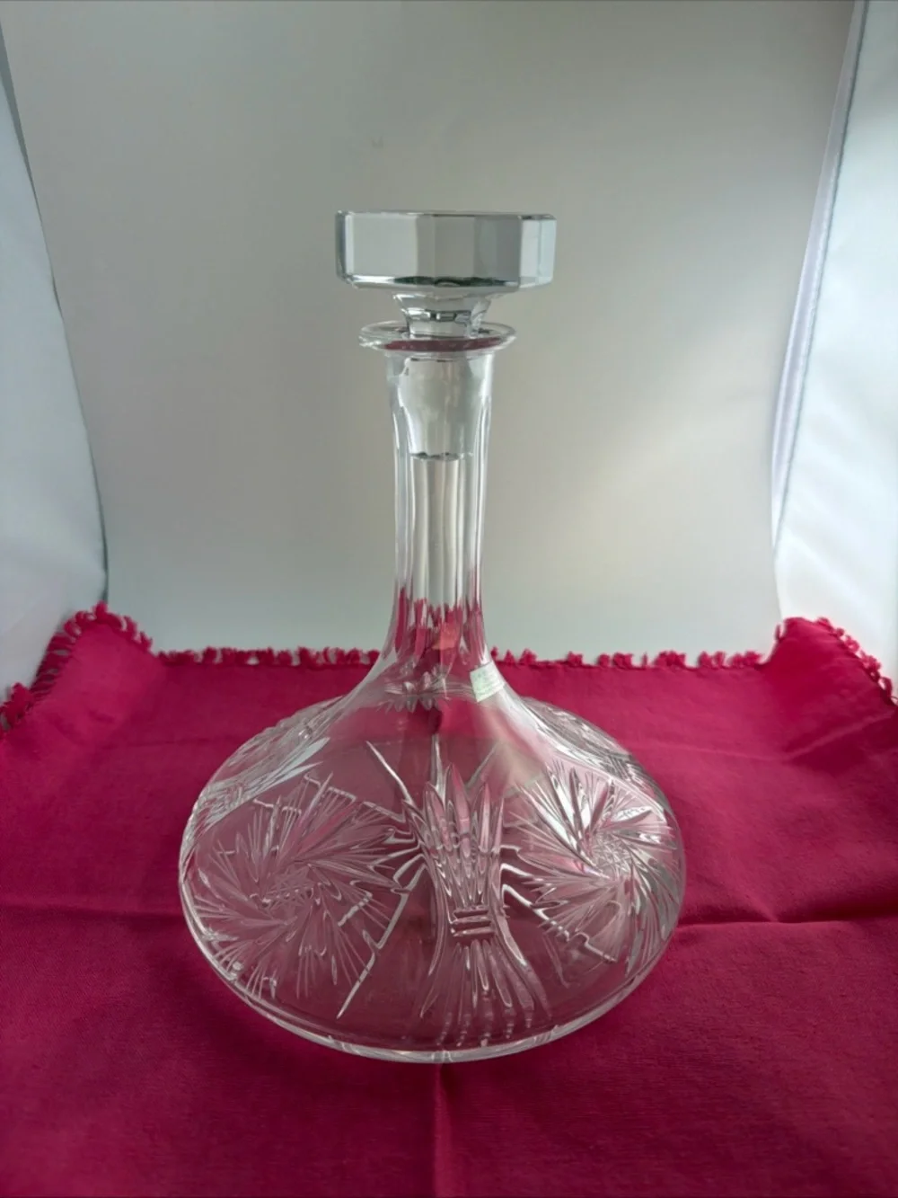 Samobor Crystal Ships Decantet with Stopper Yugoslavia